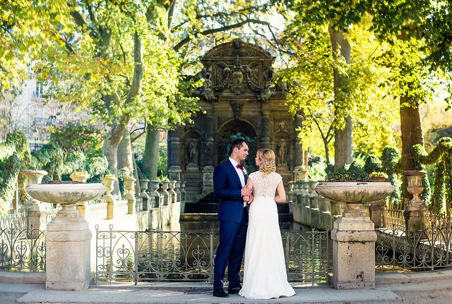 роскошный фотосет в париже в люскембургском саду