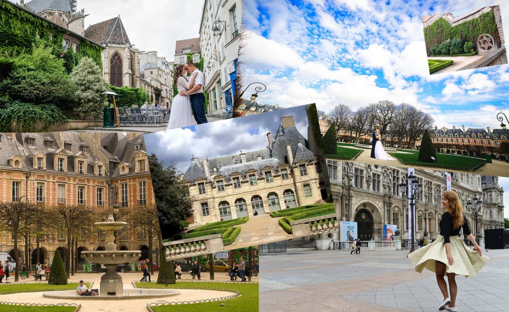 фотосессия в Париже. нетуристические места парижа. маре