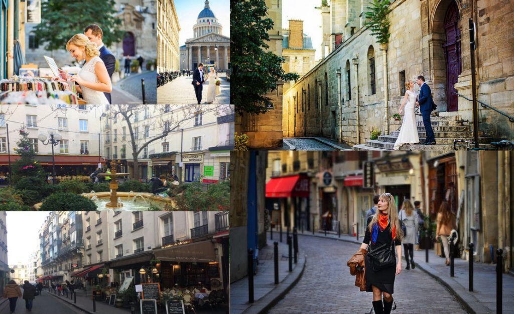 фотосессия в Париже. нетуристические места парижа. латинский квартал