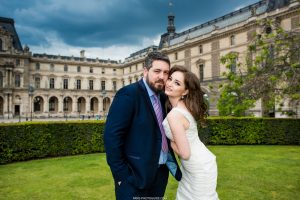 свадебная фотосессия в Лувре